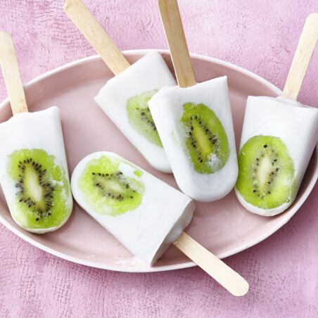 Kiwi-Kokos-Eis am Stiel Kiwi-Kokos-Eis am Stiel