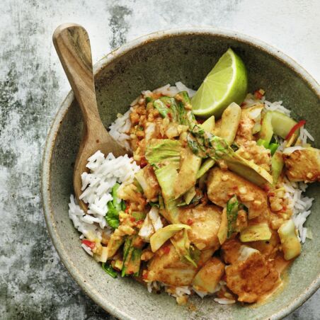 Scharfes Thai-Fischcurry Scharfes Thai-Fischcurry