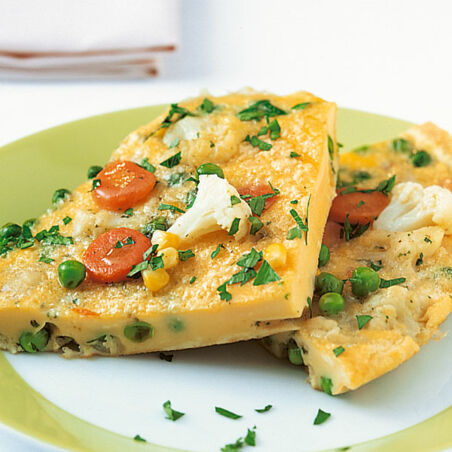 Buttergemüse-Omelett Buttergemüse-Omelett