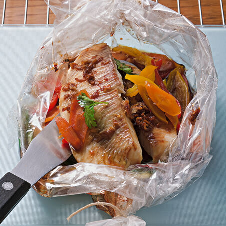 Viktoriabarsch im Bratschlauch Viktoriabarsch im Bratschlauch