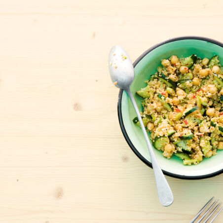 Couscoussalat mit Kichererbsen Couscoussalat mit Kichererbsen