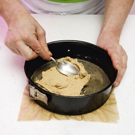 Torte von Crème fraîche und grünem Apfel Torte von Crème fraîche und grünem Apfel