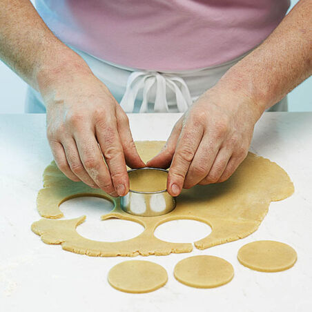 Quark-Törtchen mit Himbeeren Quark-Törtchen mit Himbeeren