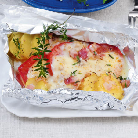 Raclette aus der Folie Raclette aus der Folie