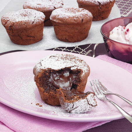 Mini-Schokokuchen Mini-Schokokuchen