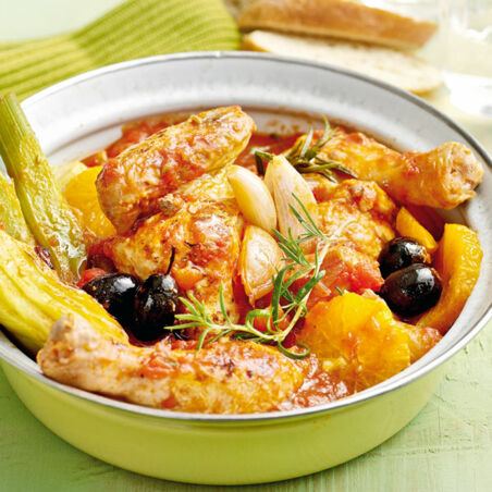 Huhn mit Fenchel und Oliven Huhn mit Fenchel und Oliven