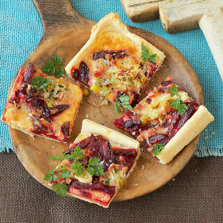 Rote Bete-Schnitten Rote Bete-Schnitten