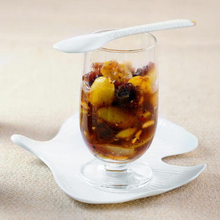 Trauben-Chutney mit Pinienkernen Trauben-Chutney mit Pinienkernen