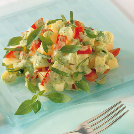 Kartoffel-Tomaten-Salat mit Pestosauce Kartoffel-Tomaten-Salat mit Pestosauce