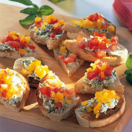 Bunte Gemüse-Crostini Bunte Gemüse-Crostini