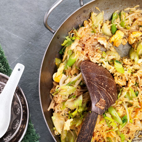 Gebratener Asia-Reis Gebratener Asia-Reis