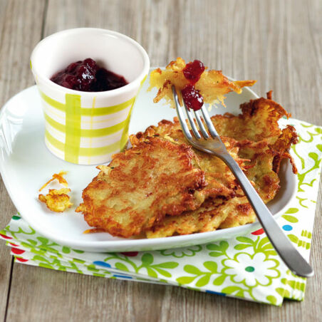 Kartoffelpuffer mit Thymian Kartoffelpuffer mit Thymian