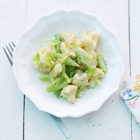 Blumenkohl-Sellerie-Gemüse Blumenkohl-Sellerie-Gemüse