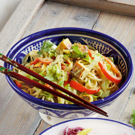 Gebratene Woknudeln mit Tofu Gebratene Woknudeln mit Tofu