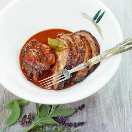 Rinderbraten »al Barolo« Rinderbraten »al Barolo«