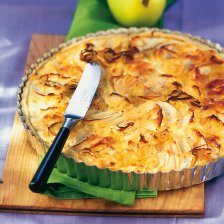 Apfel-Schalotten-Tarte Apfel-Schalotten-Tarte