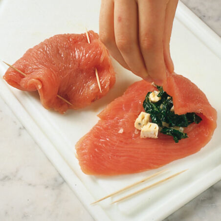 Gefüllte Putenschnitzel Gefüllte Putenschnitzel