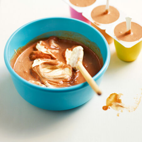 Schoggi-Nugat-Eis Schoggi-Nugat-Eis