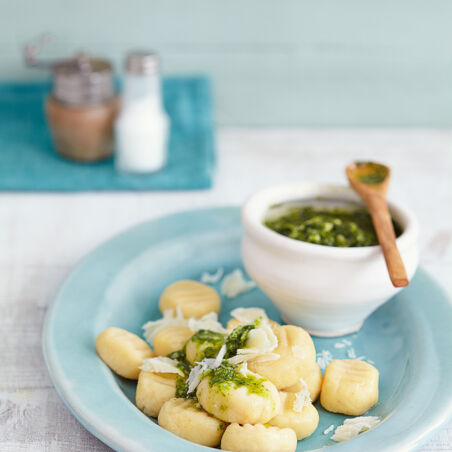 Gnocchi mit Petersilienpesto Gnocchi mit Petersilienpesto