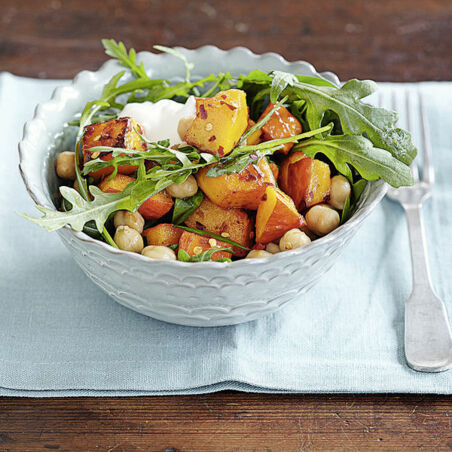 Kürbis-Kichererbsen-Salat Kürbis-Kichererbsen-Salat