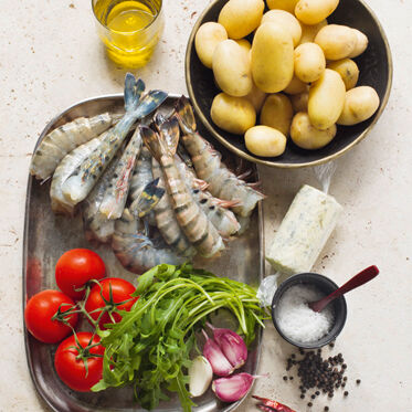 Riesengarnelen mit Knoblauch Riesengarnelen mit Knoblauch