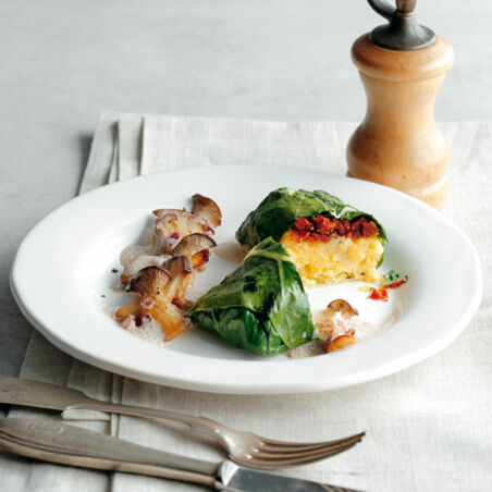 Mangold-Polenta-Päckchen Mangold-Polenta-Päckchen