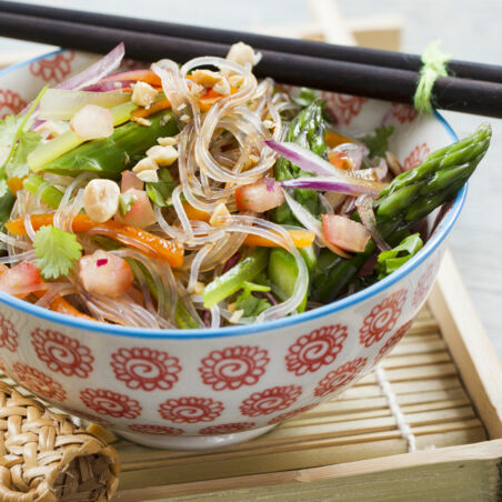 Glasnudelsalat mit Gemüse Glasnudelsalat mit Gemüse