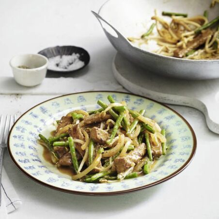 Rindfleisch mit Wasabi Rindfleisch mit Wasabi