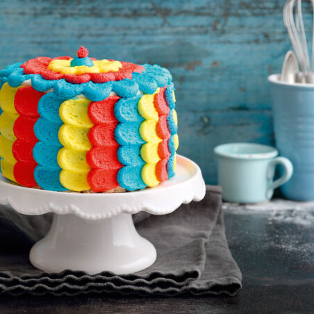 "So bunt, so schön"-Motivtorte "So bunt, so schön"-Motivtorte