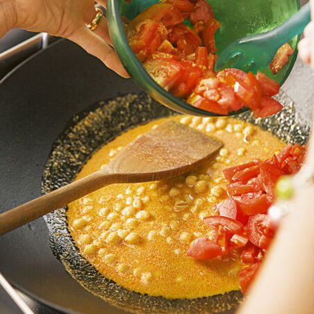 Kichererbsen-Garnelen-Curry Kichererbsen-Garnelen-Curry