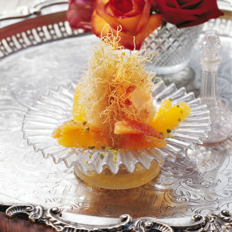 Engelshaardessert Engelshaardessert