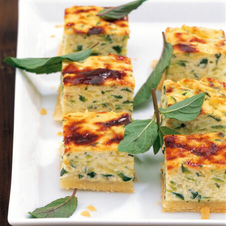 Zucchini-Würfel Zucchini-Würfel