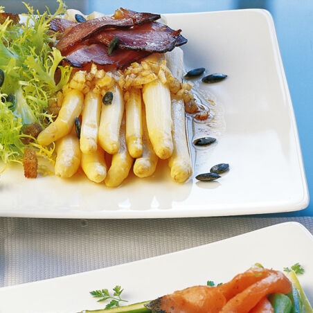 Spargel mit Kernöl Spargel mit Kernöl