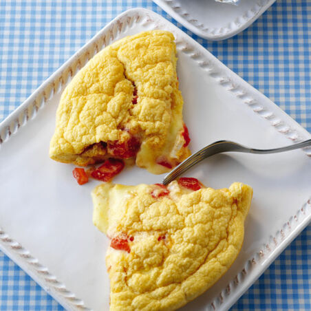 Schaum-Omelett mit Käse Schaum-Omelett mit Käse