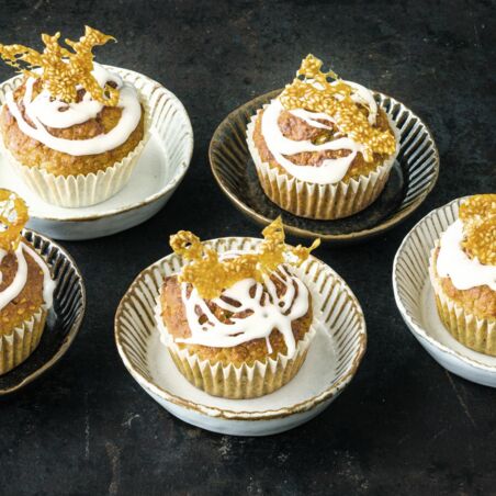 Apfelmuffins mit Krokant Apfelmuffins mit Krokant