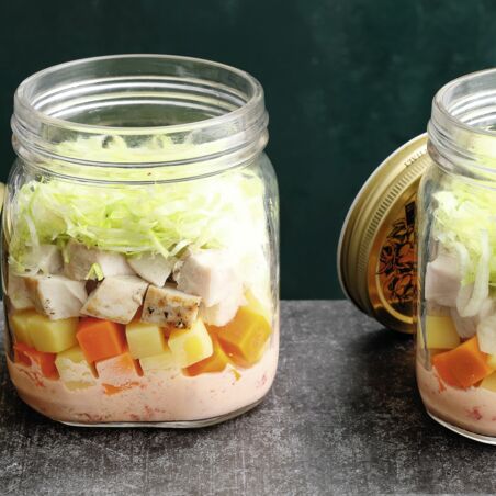 Hähnchensalat in Ananas-Mayo Hähnchensalat in Ananas-Mayo