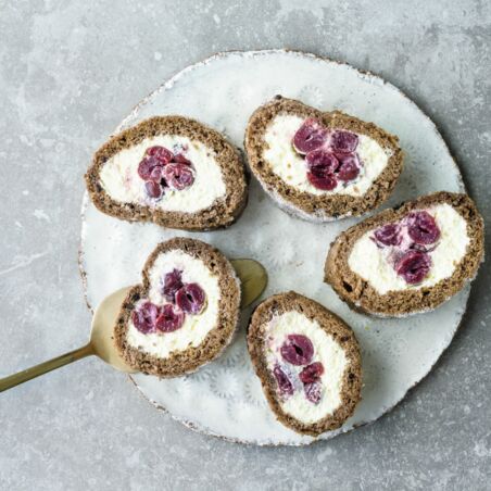 Schwarzwälder Kirschrolle Schwarzwälder Kirschrolle