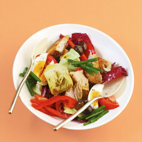 Nizzasalat mit Makrele Nizzasalat mit Makrele