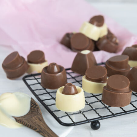 zweifarbige-Schokopralinen zweifarbige-Schokopralinen