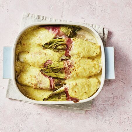 Chicoréegratin mit Schinken Chicoréegratin mit Schinken