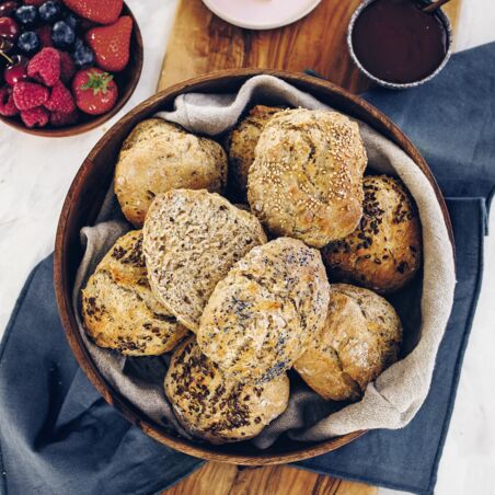 Dinkel-Roggen- Brötchen Dinkel-Roggen- Brötchen