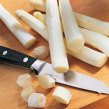 Spargel, weiß und grün Spargel, weiß und grün