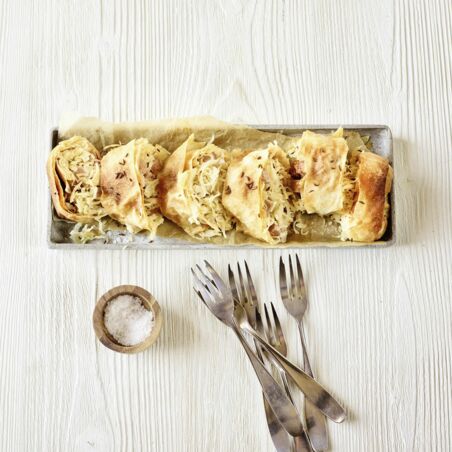 Bayerische Leberkäs-Strudel Bayerische Leberkäs-Strudel