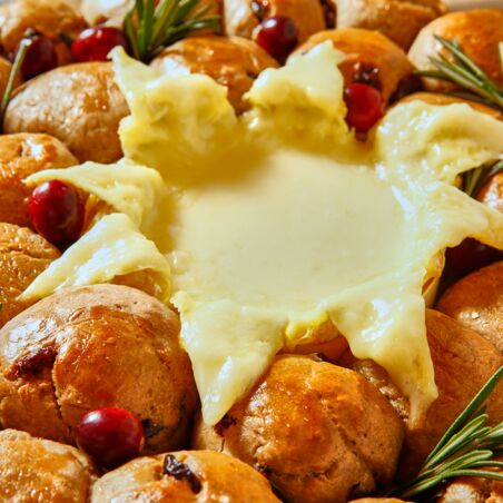 Cranberry-Brötchenkranz Cranberry-Brötchenkranz