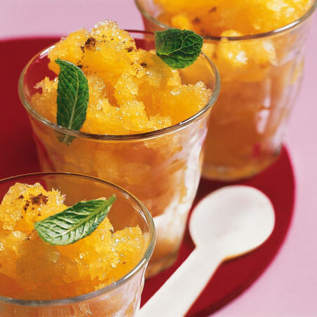 Orangen-Limetten-Granita Orangen-Limetten-Granita