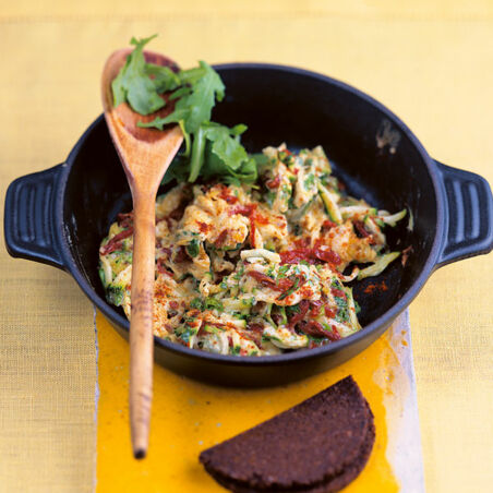 Rühreier auf italienische Art Rühreier auf italienische Art