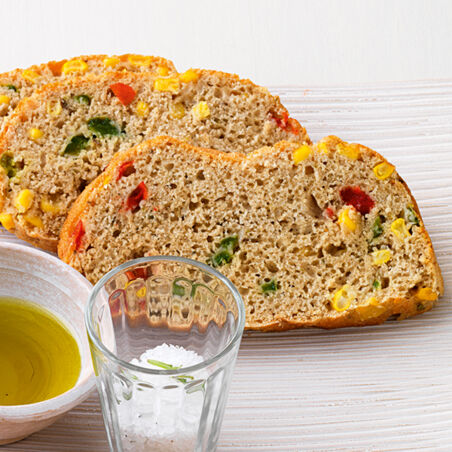Maisbrot mit Paprika Maisbrot mit Paprika