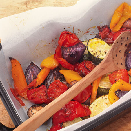 Ofengemüse mit Knoblauchquark Ofengemüse mit Knoblauchquark