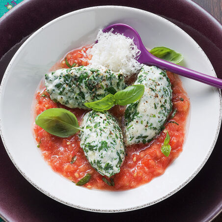 Ricotta-Spinat-Nockerl Ricotta-Spinat-Nockerl