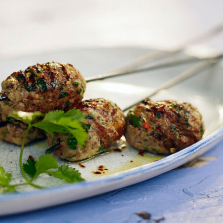 Scharfe Hackfleischspieße Scharfe Hackfleischspieße